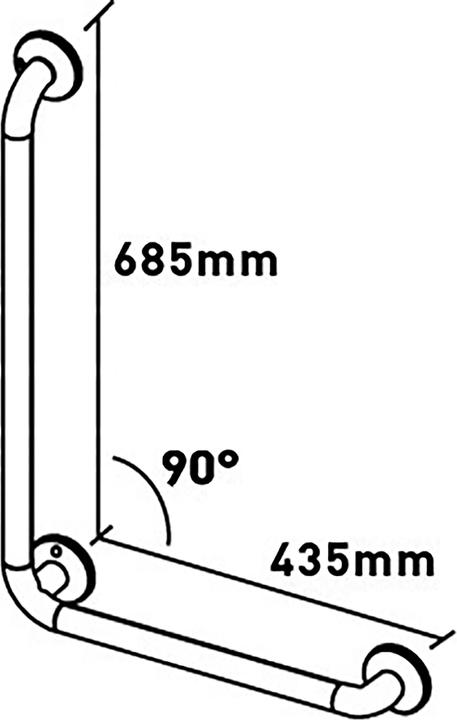 Produktbild Diaqua Wandhaltegriff 300