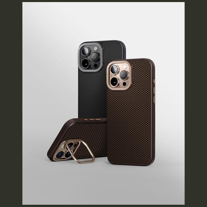 Image du produit Uniq Keva Max Magclick Charging Camera Stand Case for iPhone 16 Pro - Brown (Apple iPhone 16 Pro)