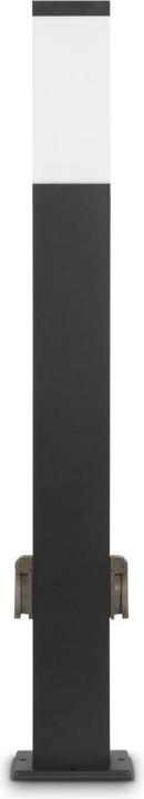 Grafner Pad Light Vloerlamp 80 cm antraciet met 2 stopcontacten (E27, IP44)