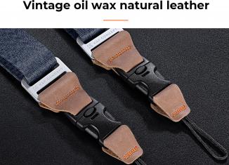 Actual product image K&F Concept 32mm WidthNeck Strap Urban Wander 01 (Blue) (Neck belt)