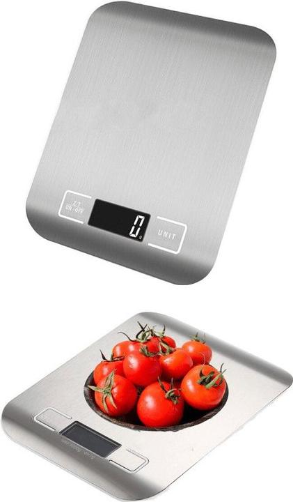 Produktbild Werkstein Digital Edelstahl Küchenwaage mit LCD Display