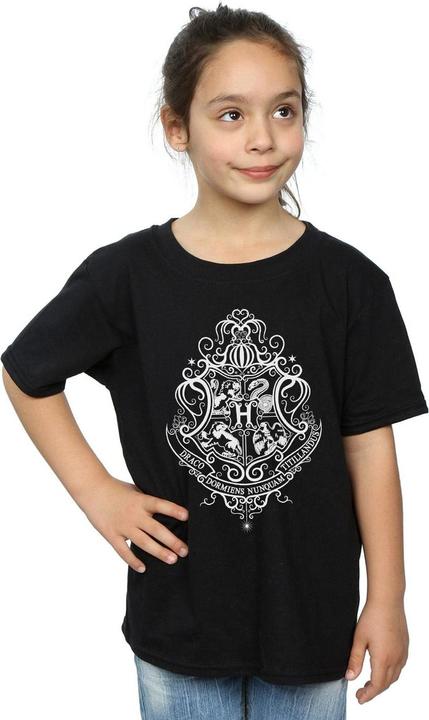 Immagine prodotto Hogwarts Draco Dormiens Crest Maglietta Ragazze (128)