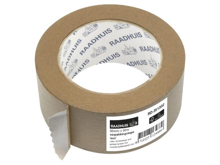 Produktbild Raadhuis Verpackungsband Papier braun (50 mm)