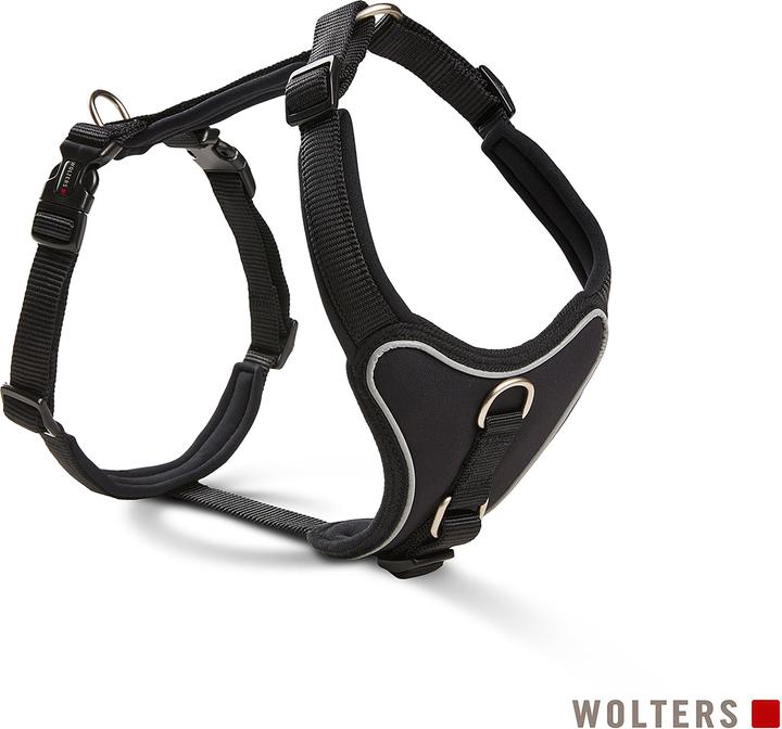 Produktbild Wolters Professional Comfort Geschirr Gr.3 50-60 cm x 3,0 cm schwarz/schwarz (Hund, Allgemein)