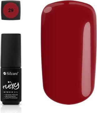 Produktbild Silcare Flexy Hybrid Gel Hybrid Lacquer 29 4.5G (Red, Gel-Effekt Nagellack)