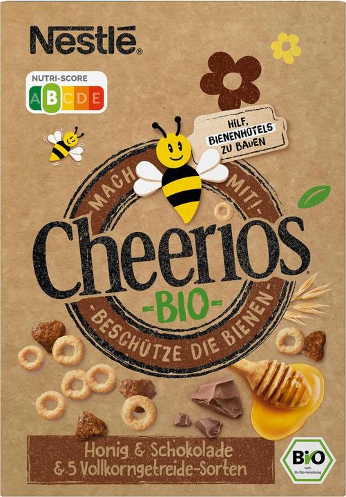 Actual product image Nestlé Cheerios Bio Honey And Chocolate (330 g)