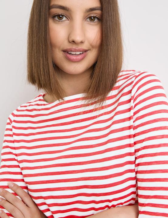 Produktbild Taifun 3/4 Arm Shirt mit Streifen-Print T-Shirt 3/4 Arm Rundhals - 62790 (44)
