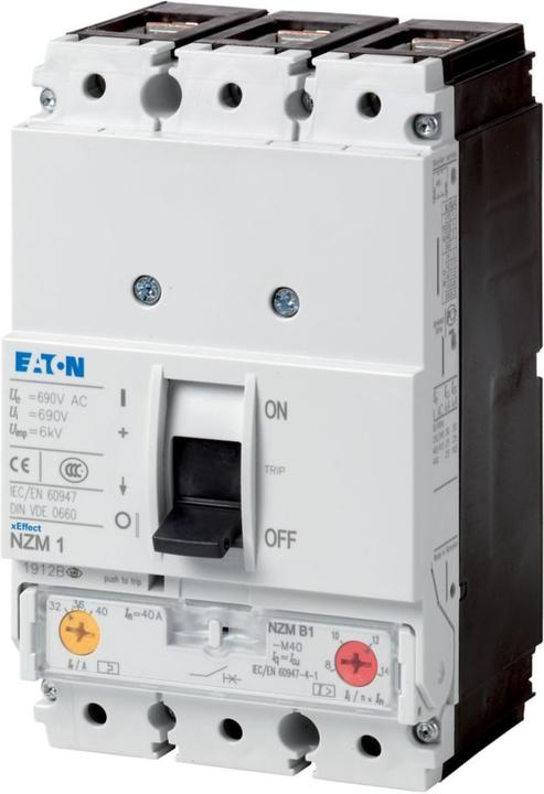 Immagine prodotto Eaton Variklinis jungiklis 3P 55 kW 80 -100A NZMB1-M100 (265714)