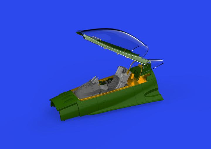 Actual product image Eduard F-16C Block 52 from 1997 cockpit PRINT KINETIC