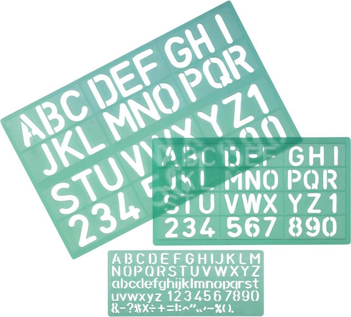 Produktbild Linex Schriftschablonen-Set (30 mm)