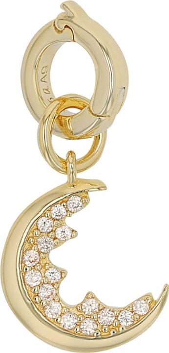 Image du produit Amor Charms pour femme, argent sterling 925, zirconium synth. | Lune (Argent 925)