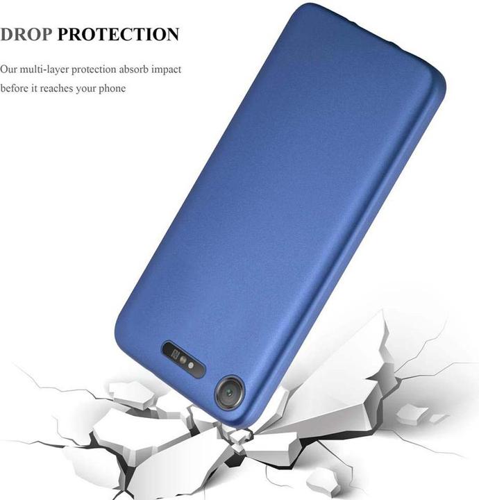 Image du produit Cadorabo Couverture métallique mate TPU (Sony Xperia XZ1)
