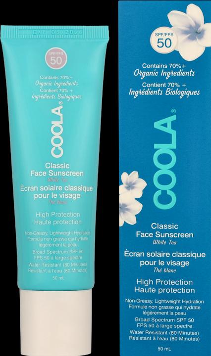 Produktbild Coola Suncare Classic Lotion White Tea (Sonnencreme Gesicht, SPF 50, 50 ml, 50 g)