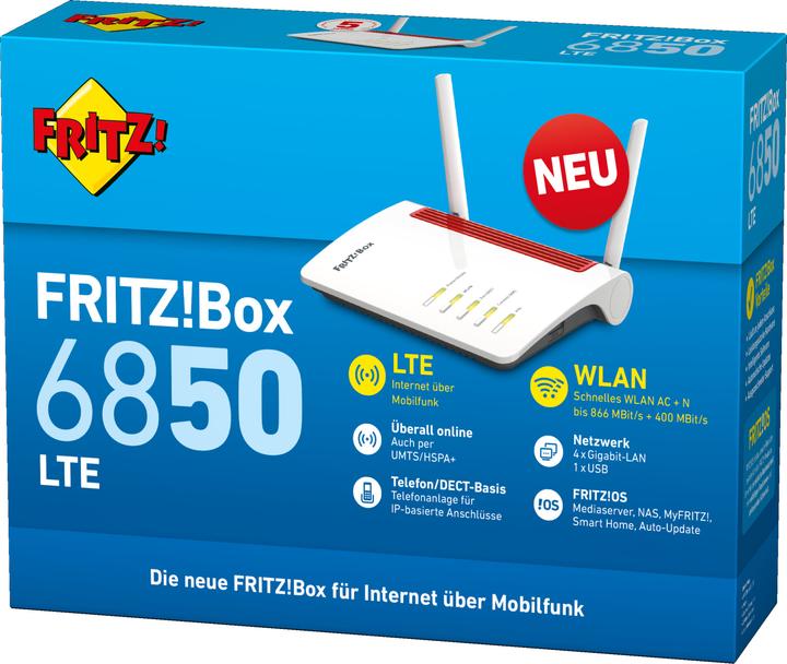 Actual product image AVM FRITZ!Box 6850 LTE