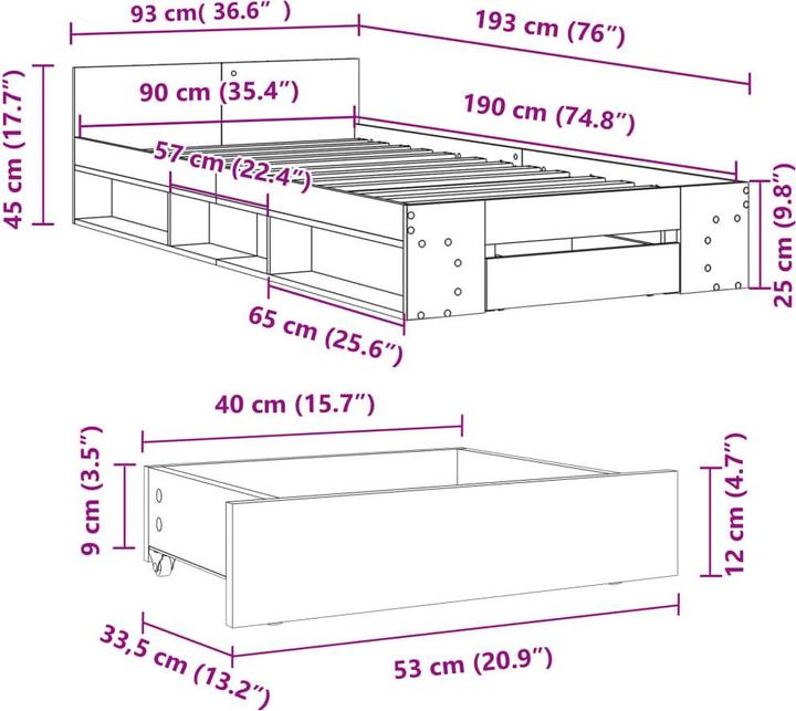 Actual product image VidaXL Keran (90 x 190 cm)