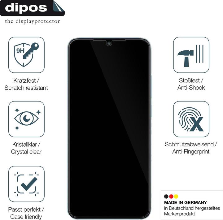 Actual product image Dipos Screen Protector Anti-Shock (2 Piece, Xiaomi Poco C51)