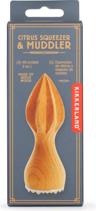 Actual product image Kikkerland Muddler And Citrus Squeezer (Bar pusher)