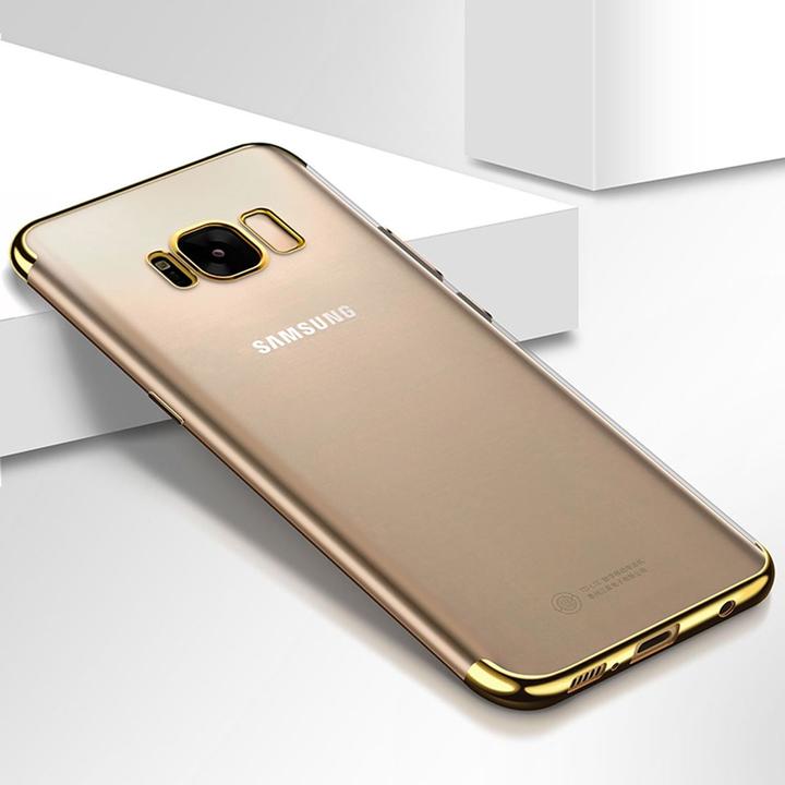 Produktbild König Design Handyhülle für Samsung Galaxy S8 Plus Schutzcase Backcover Bumper Etuis Gold (Samsung Galaxy S8+)