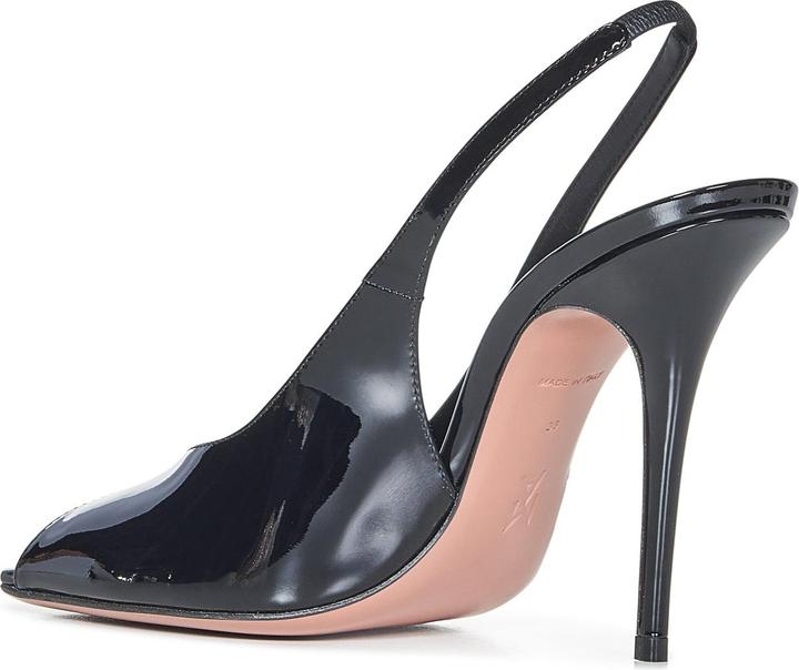 Actual product image Amina Muaddi With Heel Black (40)