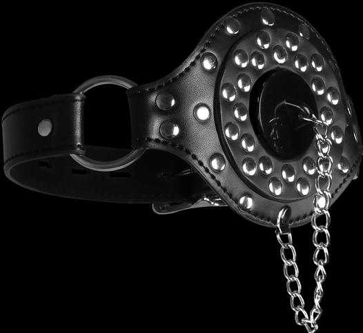 Actual product image Ouch! Open Mouth Gag with Plug Stopper