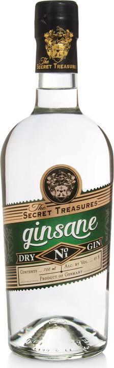 Actual product image The Secret Treasures Ginsane Dry Gin (1 x 70 cl)