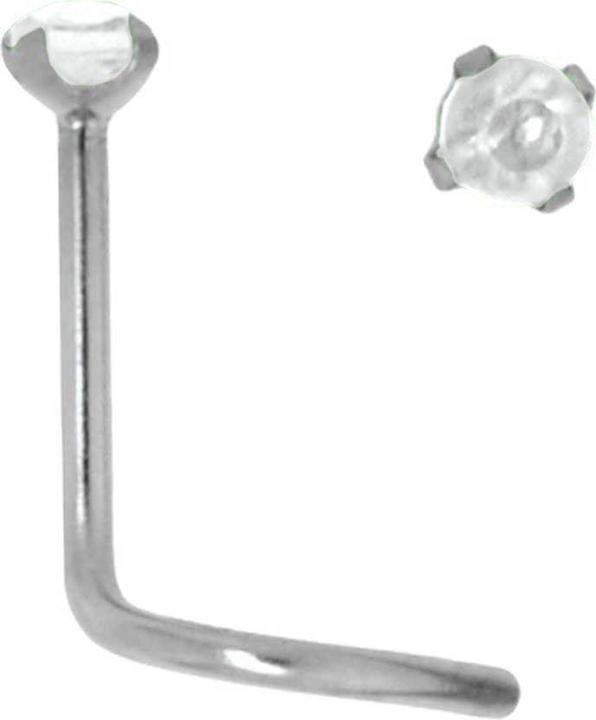 Bijouteria Nasenpiercing (Chirurgenstahl 316L, Kristall)