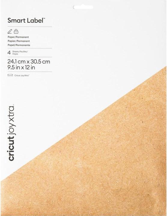 Actual product image Cricut Sticker paper Joy Xtra Kraft 24 x 30cm, 4 sheets, brown (4 x)
