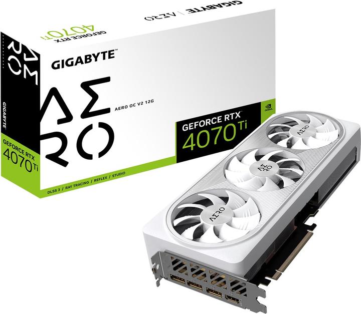Actual product image Gigabyte GIGA VGA 12GB RTX4070TI AERO OC-V2-12GD 3xDP/HDMI GeForce RTX 4070 Ti AERO OC V2 12G (12 GB)