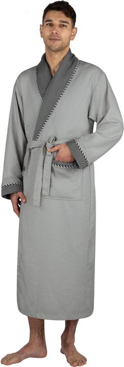 Produktbild Normani Herren Bademantel Waffelpique Moyo (4XL, 5XL)