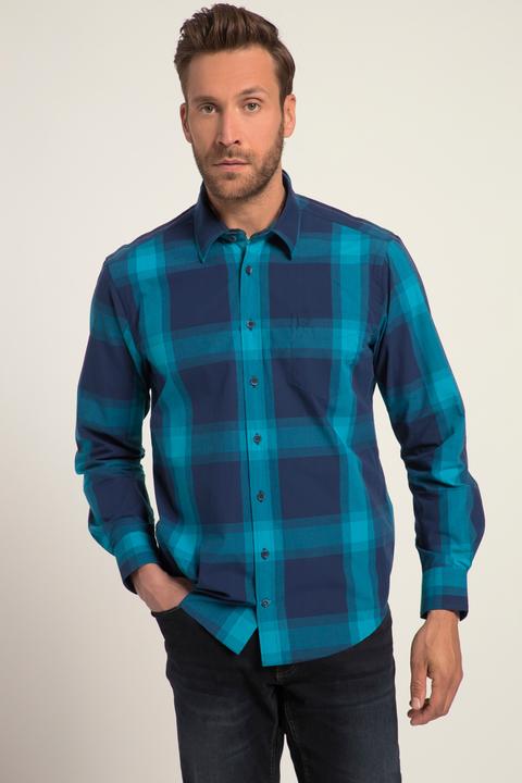 Produktbild JP1880 Karohemd, Langarm, Kentkragen, Modern Fit (XXL)