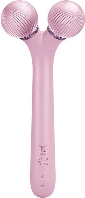 Actual product image Konjac Sponge Roller soniczy do twarzy 4w1 Geske z Aplikacją (różowy)