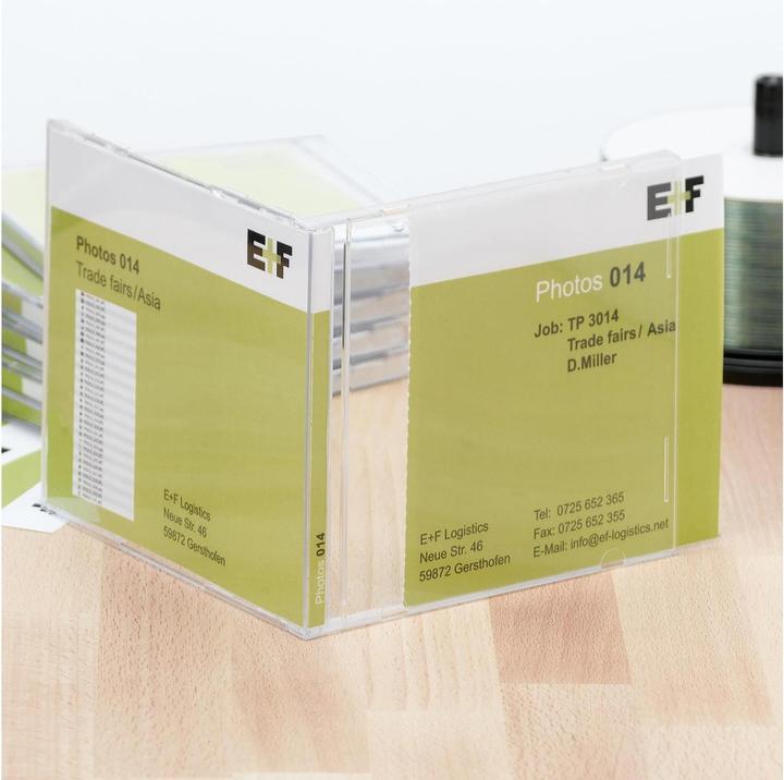 Produktbild HERMA CD Einleger A4