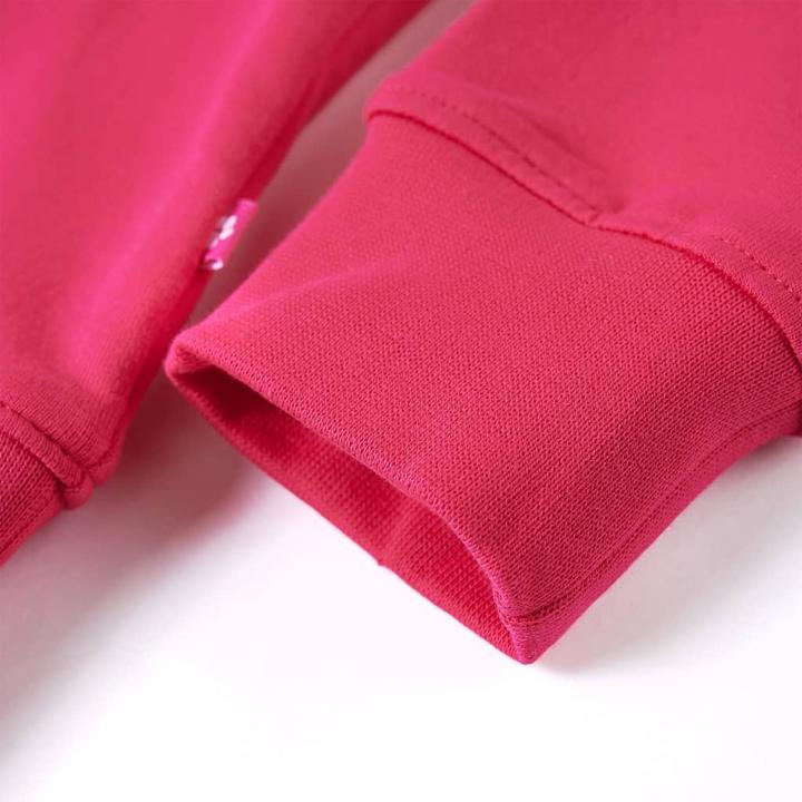 Immagine prodotto VidaXL Felpa da bambino rosa acceso 116,Materiale: 95 % cotone. 5 (116)