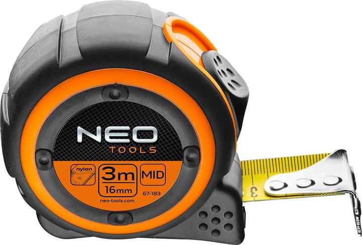 Produktbild Neo Stahlrollbandmass 3 m x 16 mm, Magnet (3 m)