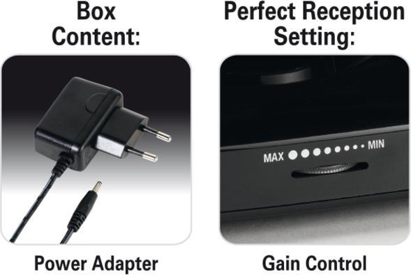 Actual product image Vivanco Tva 3040 (UKW / MW / LW, DAB/ DAB+, DVB-T / -T2)
