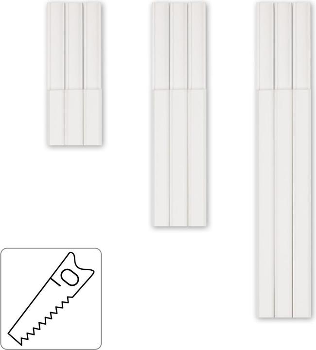 Produktbild Hama PVC-Kabelkanal, eckig (Kabelkanal, 100 cm)