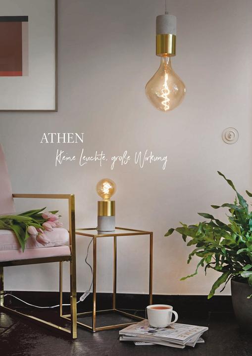 Produktbild Villeroy & Boch Pendelleuchte Athen 1x E27 Gold (E27)