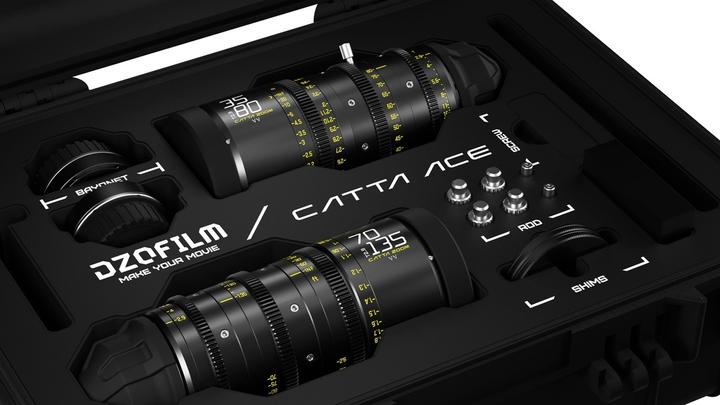 Immagine prodotto Dzofilm Catta Ace Zoom 2-Lens Kit (35-80/70-135 T2.9) Nero (L-mount, C-mount, Full-frame)