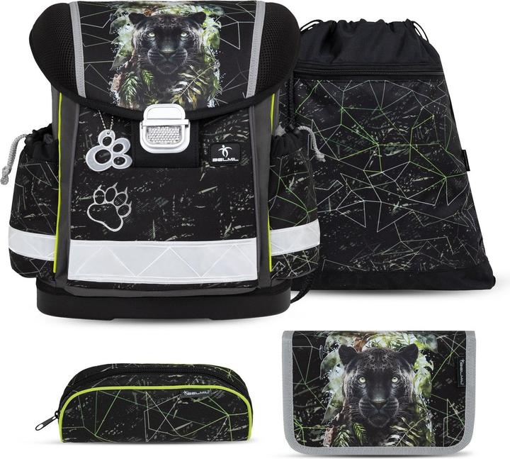 Belmil CLASSY Schulrucksack-Set Panther (19 l)