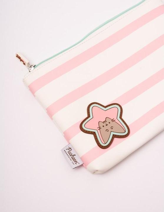 Actual product image Pusheen Pencil Case - Rose Collection Universal Cosmetic Bag (23 x 16.5 x 2.5 cm)