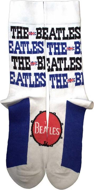 Immagine prodotto The Beatles Calzini unisex da adulto con il logo del Budokan e del tamburo (40.5 - 45.5)