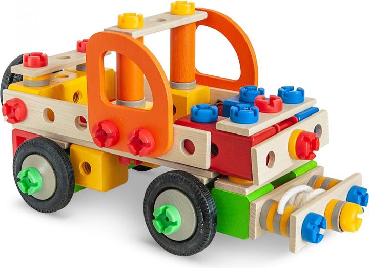 Actual product image Eichhorn Constructor 4in1 Kraanwagen, 170dlg.