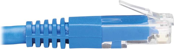Immagine prodotto Eaton Cavo Ethernet UTP modellato Cat6 Gigabit ad angolo retto RJ45 fino a RJ45m blu (U/UTP, CAT6, 4.60 m)