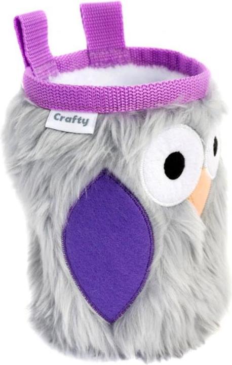 Actual product image Crafty Climbing Owl Owl Chalk Bag