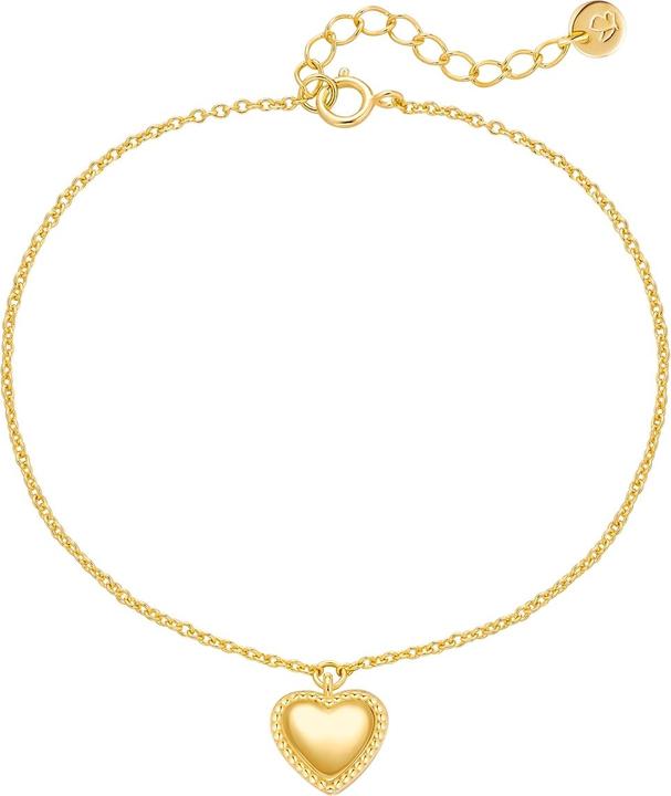 Immagine prodotto Glanzstücke München Bracciale da donna con cuore in argento - 34472 (17 cm, Argento)