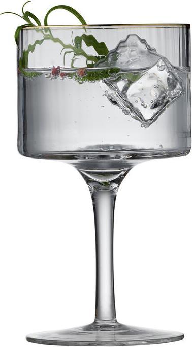 Produktbild Lyngby 32 cl - Glas - Klar m. guldkant (4.50 dl, 4 x, Gin Gläser)