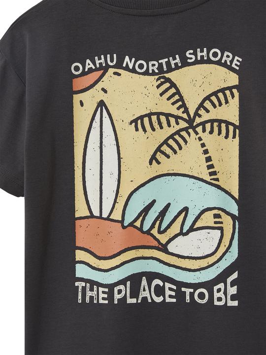Immagine prodotto Vertbaudet Jungen T-Shirt mit Motiv vorn und hinten, mit Recycling-Baumwolle (104)
