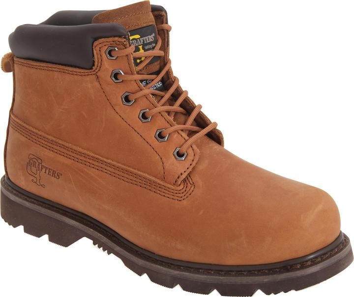Grafters LederBoots Schnürstiefel