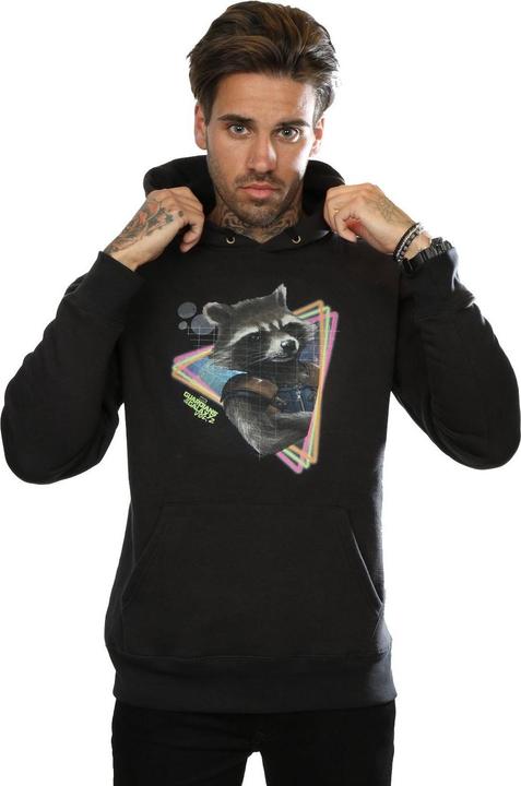 Produktbild Guardians Of The Galaxy Neon Rocket Kapuzenpullover (L)