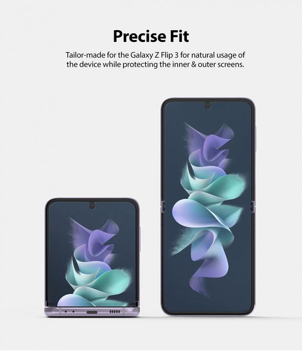 Image du produit Ringke Folia Invisible Defender Samsung Galaxy Z Flip 3 (2 PACK) (2 pièce(s), Samsung Galaxy S21)